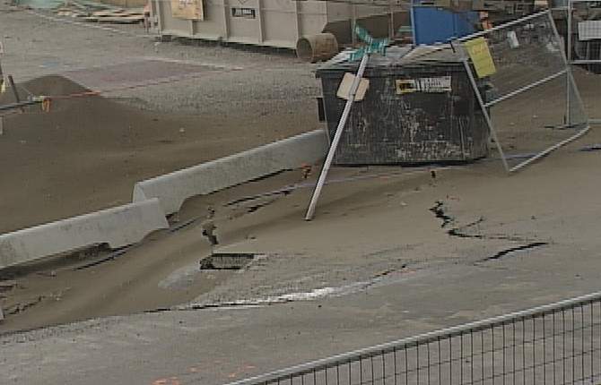 Street in Crescent Heights collapses - image