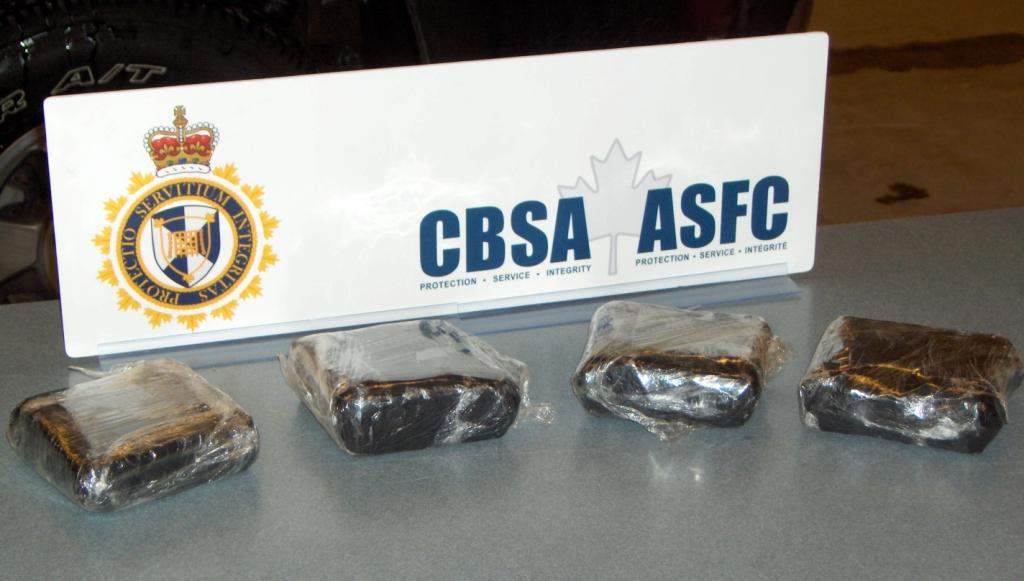 Coutts border authorities find hidden compartment hiding cocaine - image