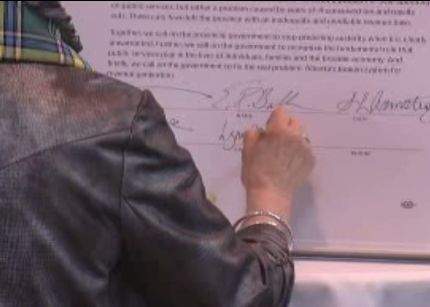 Alberta unions, special interest groups protest teacher cuts - image