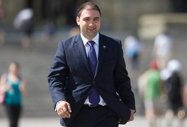File photo - Dimitri Soudas leaves Parliament Hill in Ottawa Wednesday June 1, 2011. 