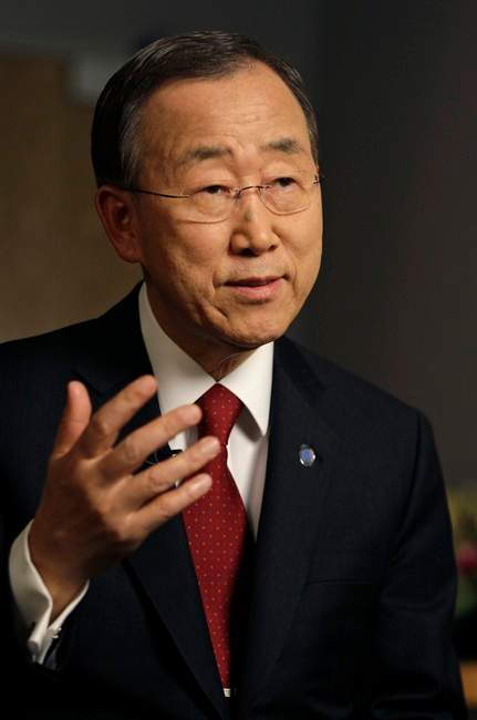 United Nations Secretary-General Ban Ki-moon said the crisis in Syria is having a destabilizing impact beyond its borders.