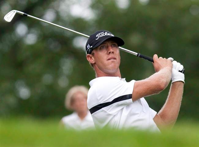 Canadian Graham DeLaet watches his tee shot on the 8th hole during the first round of the 2010 Canadian Open golf at St. Georges Golf and Country Club in Toronto on Thursday, July 22, 2010. DeLaet will miss the RBC Canadian Open because of a back injury.The Weyburn, Sask., golfer missed the opening few months of the PGA Tour season while recovering from back surgery. Shortly after returning in June, he was forced back to the sidelines with stiffness and discomfort.THE CANADIAN PRESS/Frank Gunn.
