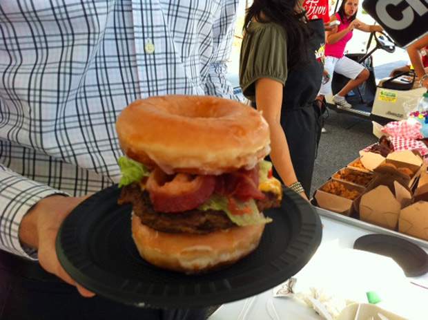 CNE opens: Go on rides then try deep-fried doughnut hamburger - image