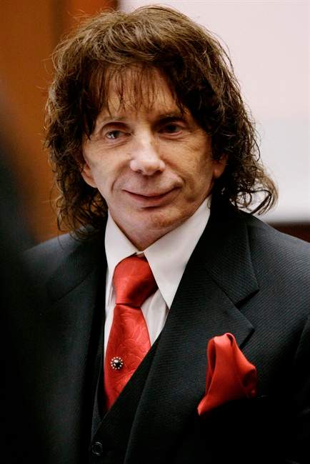 FILE - In this Jan. 26, 2009, file photo music producer Phil Spector smiles during a hearing in his murder retrial, in Los Angeles County Superior Court in downtown Los Angeles. The California Supreme Court on Wednesday, Aug. 17, 2011, refused to hear the record producer's appeal of his murder conviction. (AP Photo/Nick Ut, file).