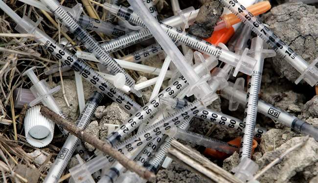 File photo of needles.