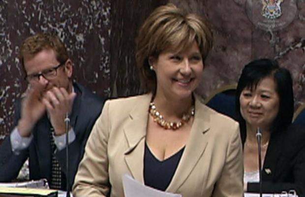 Former B.C. politician busted for cleavage tweet - image