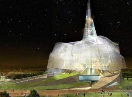 An artist’s rendering of architect Antoine Predock’s design for the Canadian Museum for Human Rights.