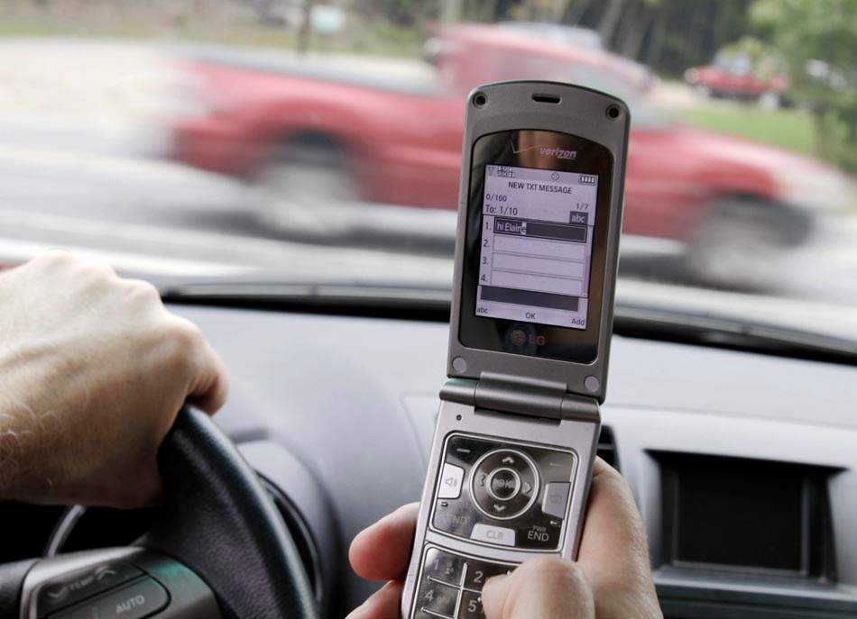London police charged 23 people with distracted driving during the weeklong blitz.