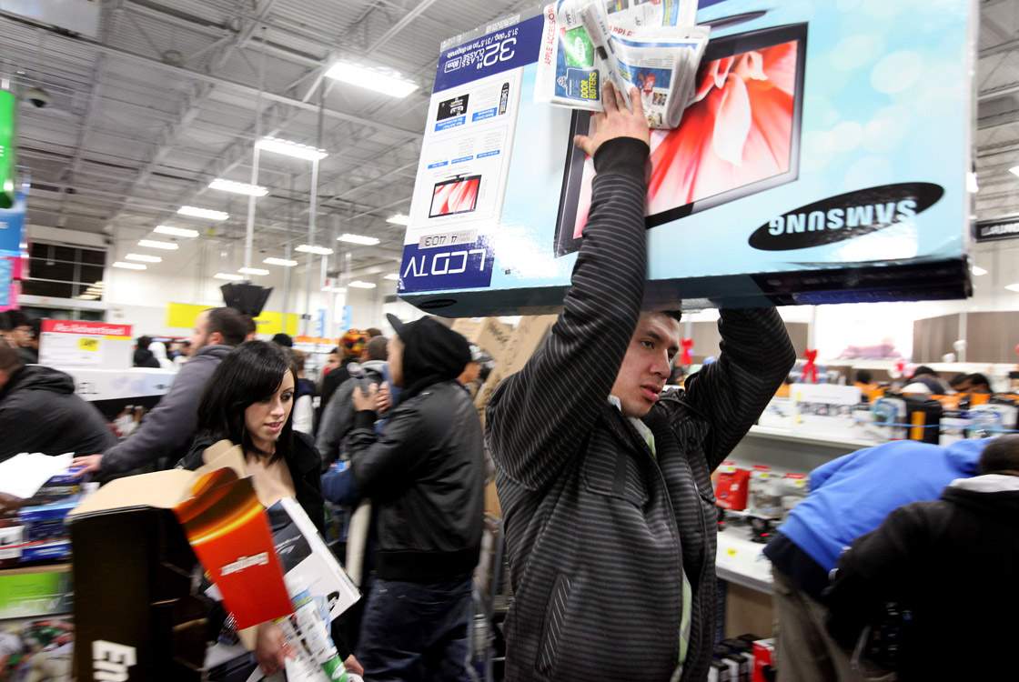 Black Friday mayhem