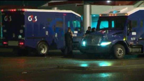 G4S armoured truck, HUB mall shooting, June 15, 2013.