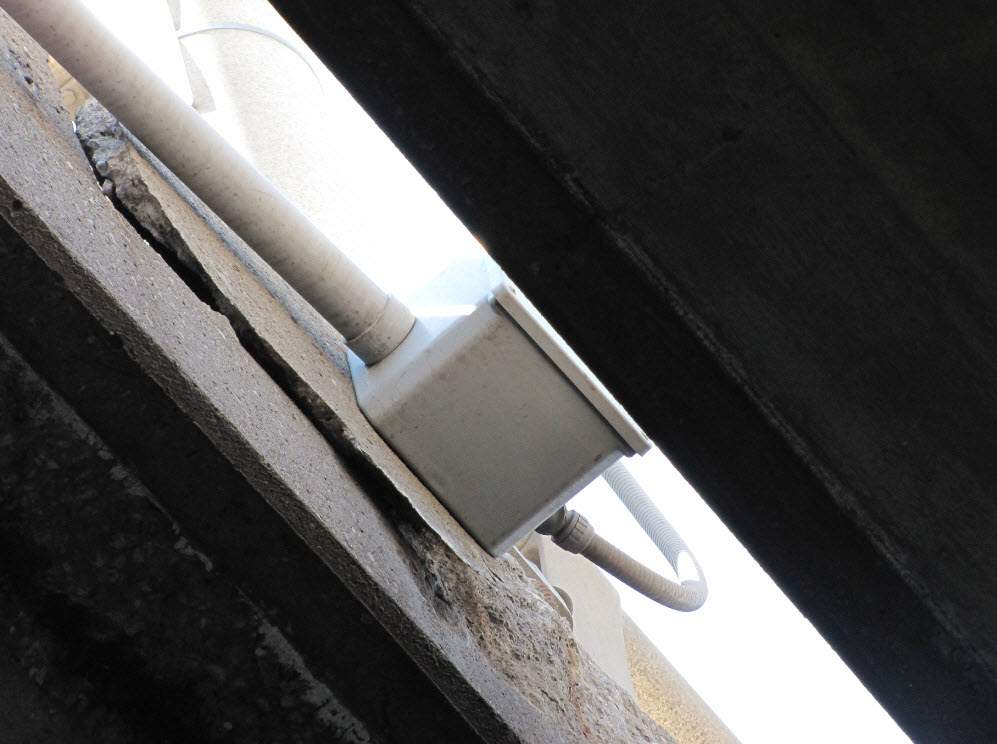 Hanging concrete on the Gardiner