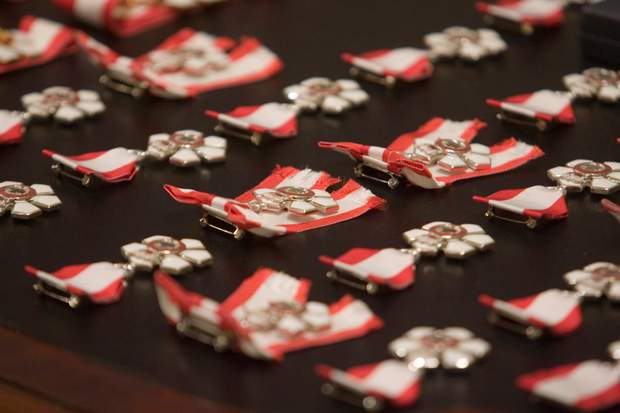 Order of Canada medals