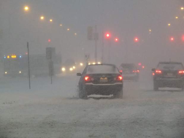 A messy commute is expected Monday morning. Flurries will end early today.