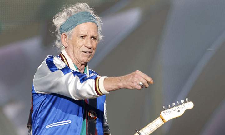 Keith Richards, pictured in May 2014.