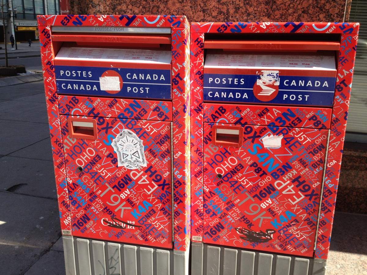 Canada Post mailbox