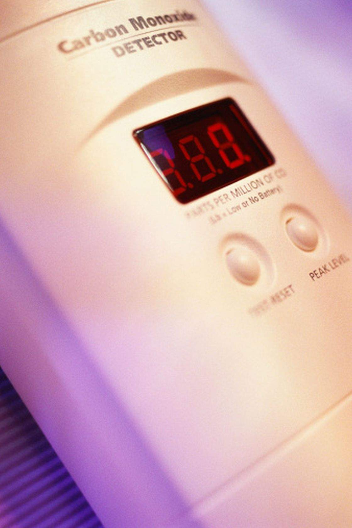 A file photo of a Digital carbon monoxide detector.