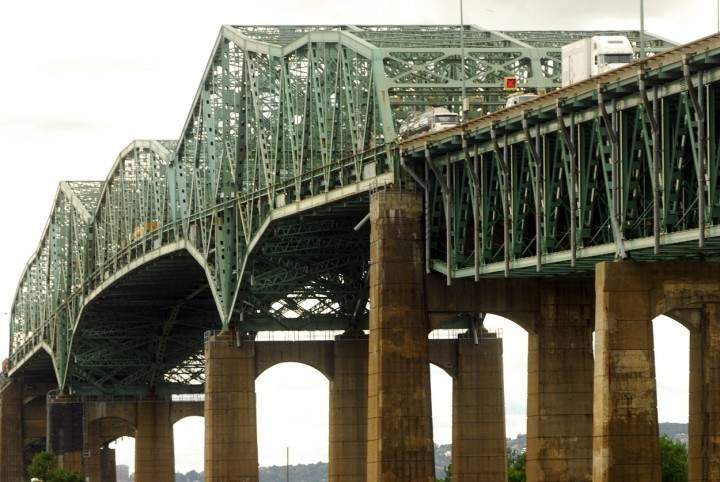 The Champlain Bridge in Montreal.