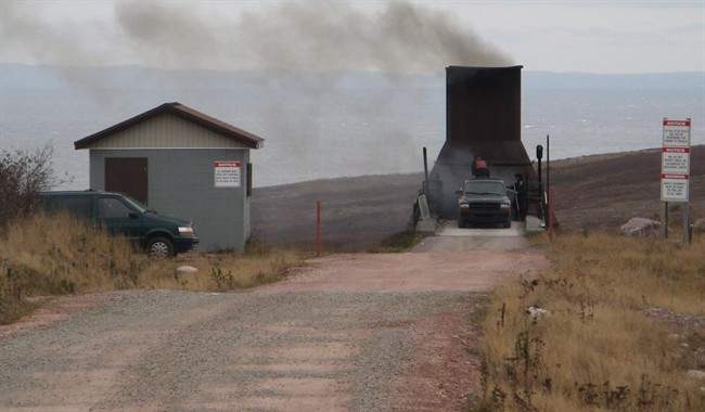 The incinerator in Old Perlican, N.L., since disabled, is shown Oct.23, 2008. 