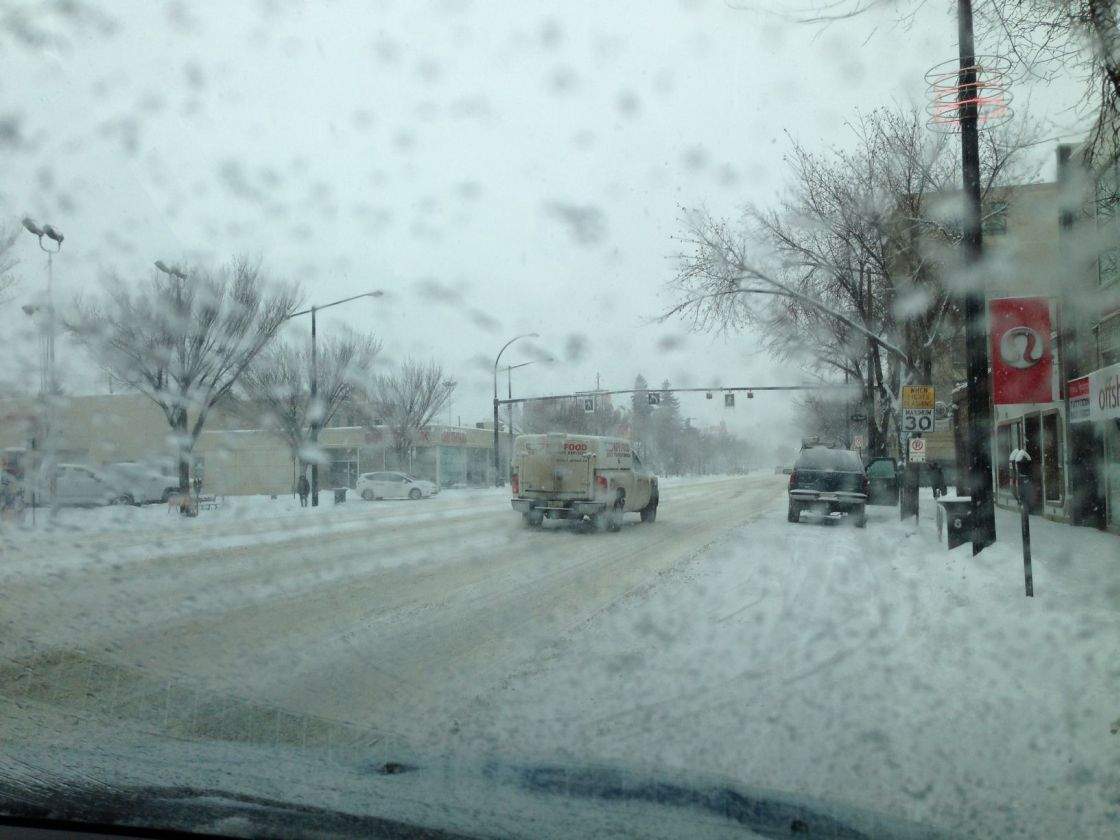 Police responded to 133 collisions in Edmonton between 6 a.m. and 4:55 p.m. Thursday.