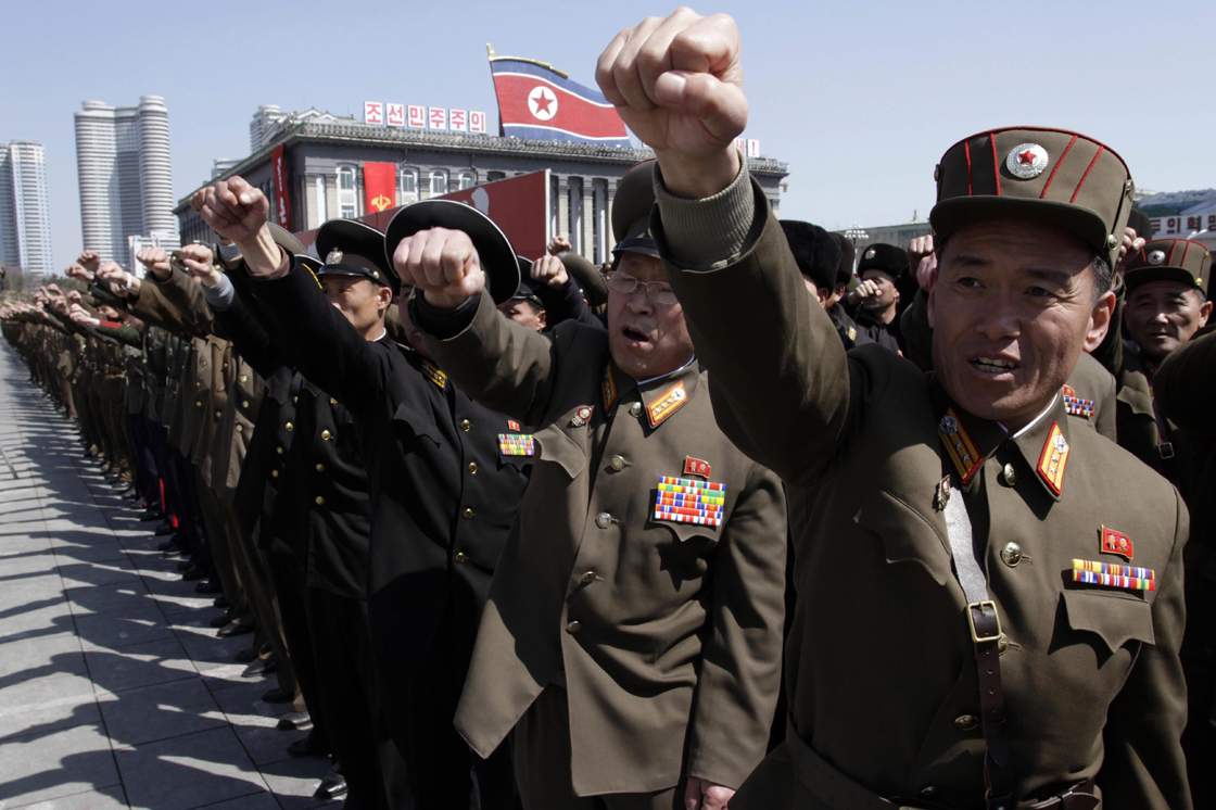 North Korea Rally