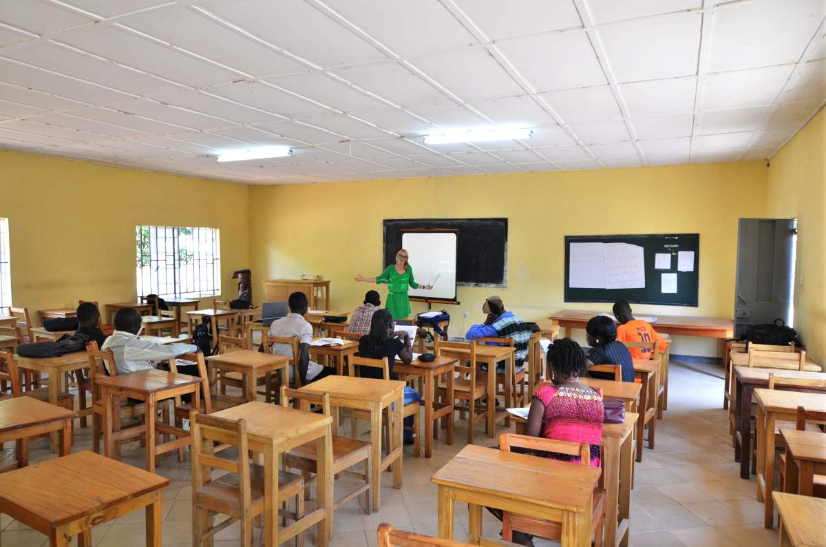 Jayme Doll teaching.