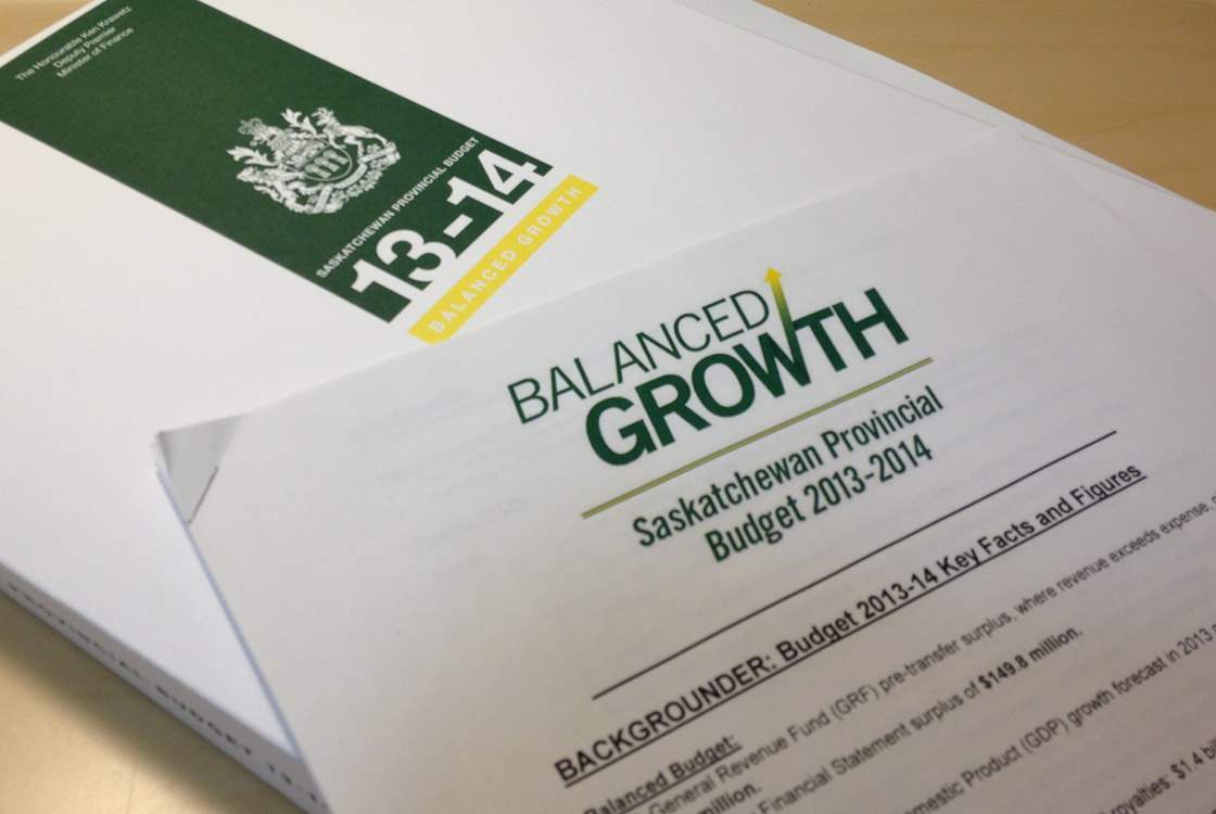 Saskatchewan’s finance minister tables province’s sixth straight balanced budget, one that focuses on controlled spending.