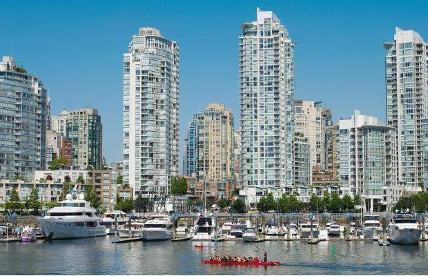 Skyline of Vancouver.