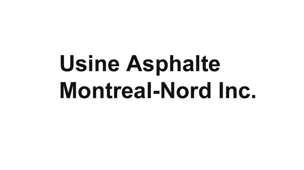 Usine Asphalte Montreal-Nord Inc. Montreal potholes