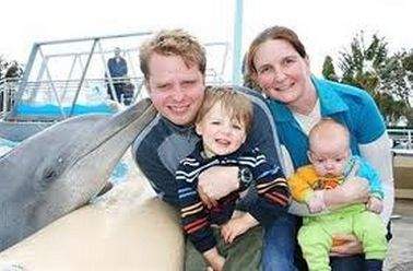 Curtis and Allyson McConnell with their two boys, Connor and Jayden