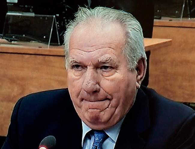 Bernard Trepanier testifies at the Charbonneau inquiry on March 27, 2013 in Montreal.
