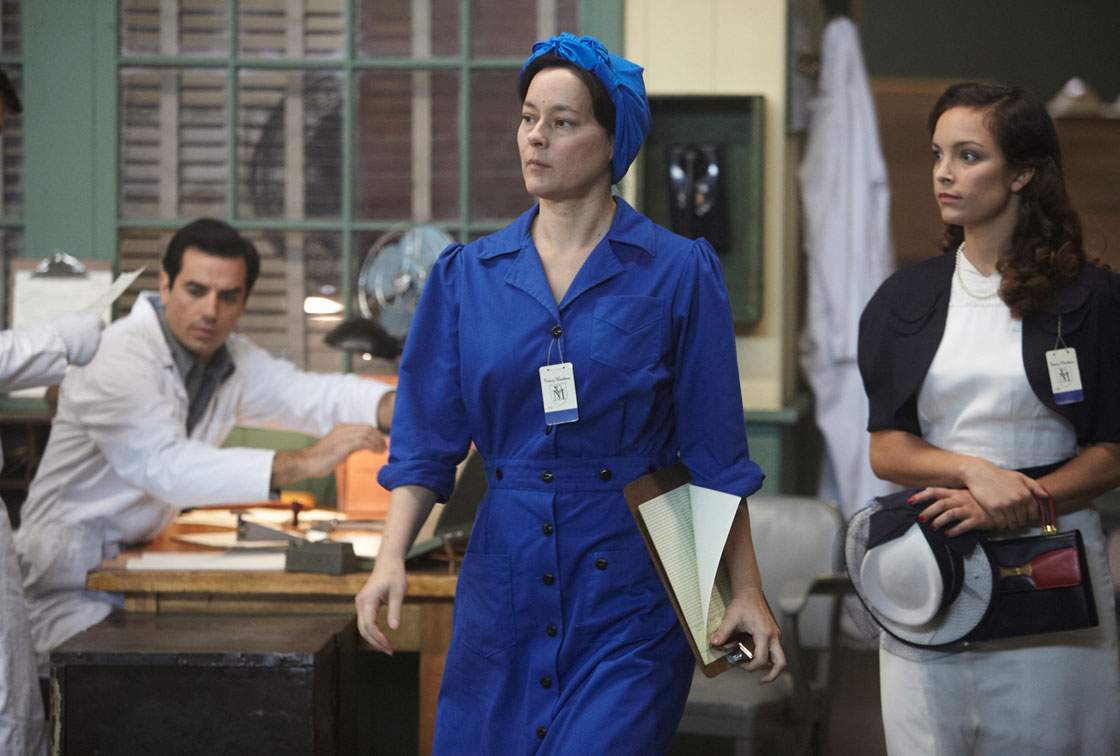 Meg Tilly in a scene from Bomb Girls.