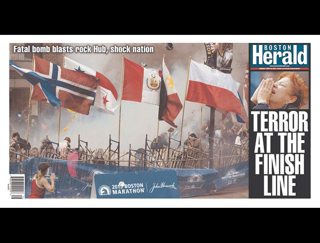 Gallery: Newspaper front pages morning after Boston Marathon - image