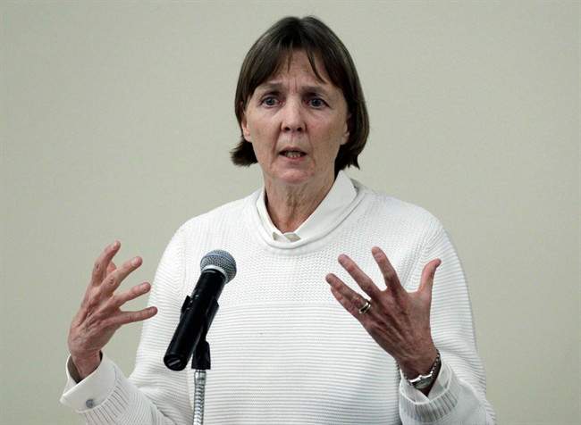 In this April 26, 2013 photo Judy Clarke, a defence lawyer whose high-profile clients include "Unabomber" Ted Kaczynski, Olympic bomber Eric Rudolph, and Tucson shooter Jared Lee Loughner, speaks at Loyola Law School in Los Angeles. Clarke was appointed Monday, April 29, 2013 to the team representing Dzhokhar Tsarnaev, the suspect in the Boston Marathon bombings (AP Photo/Reed Saxon, File).