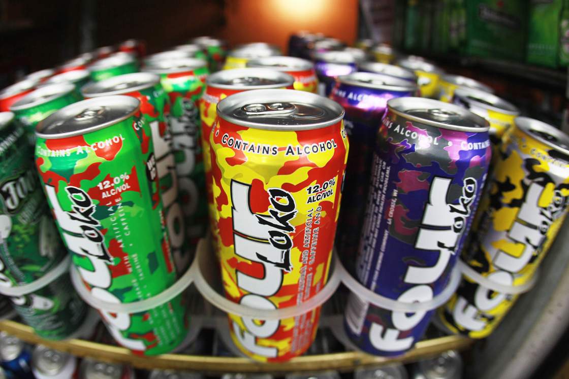 Four Loko has an alcohol content of 11.9 per cent.
