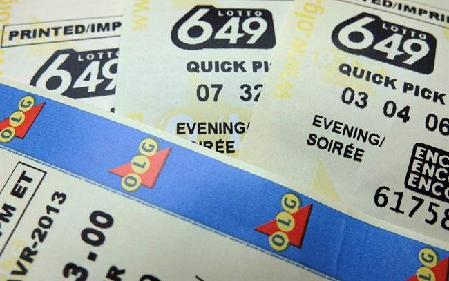 A quartet of Lotto 64/9 tickets.