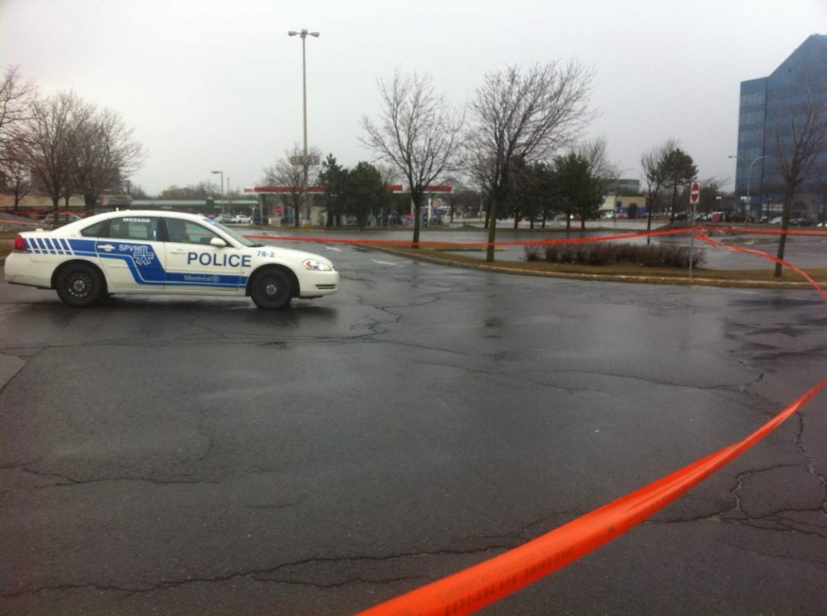 Montreal suspicious package gas station