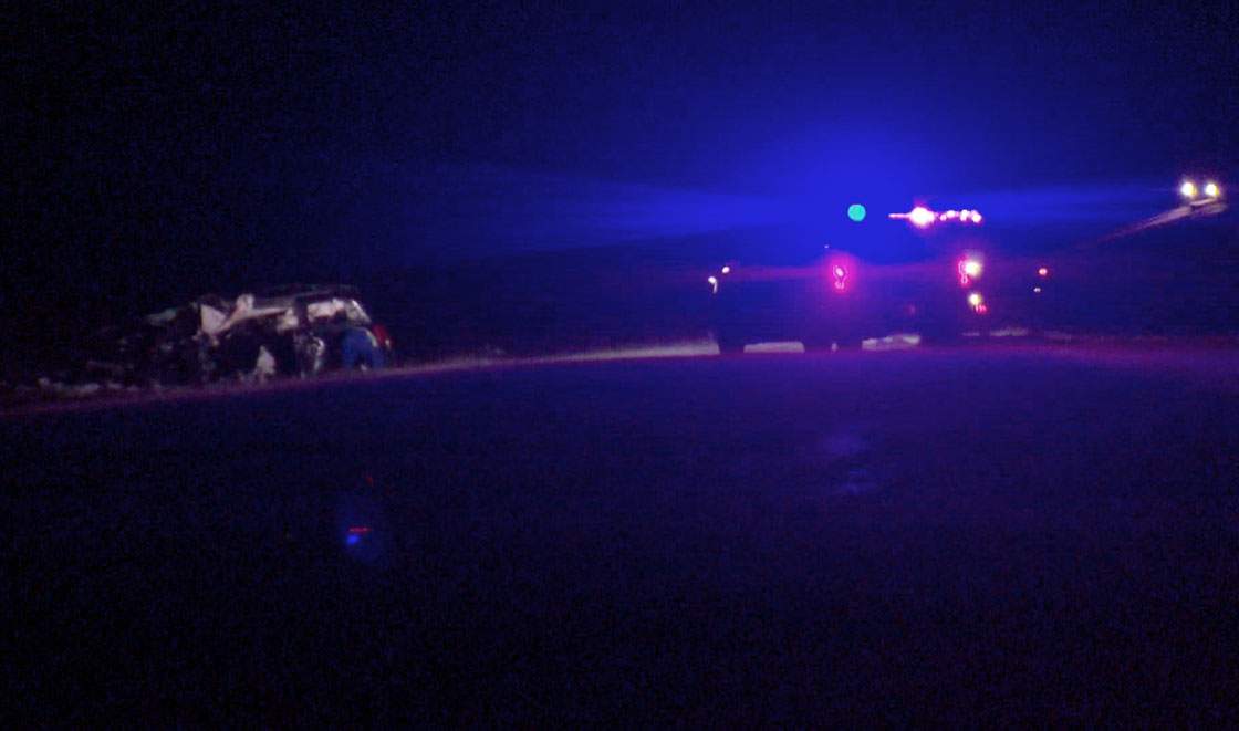 Fatal two vehicle collision temporarily closes Highway 5 east of Saskatoon.
