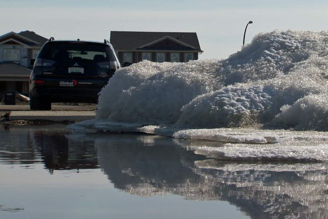 Communities around Saskatchewan filling sandbags, placing barriers as they prepare for potential flooding.