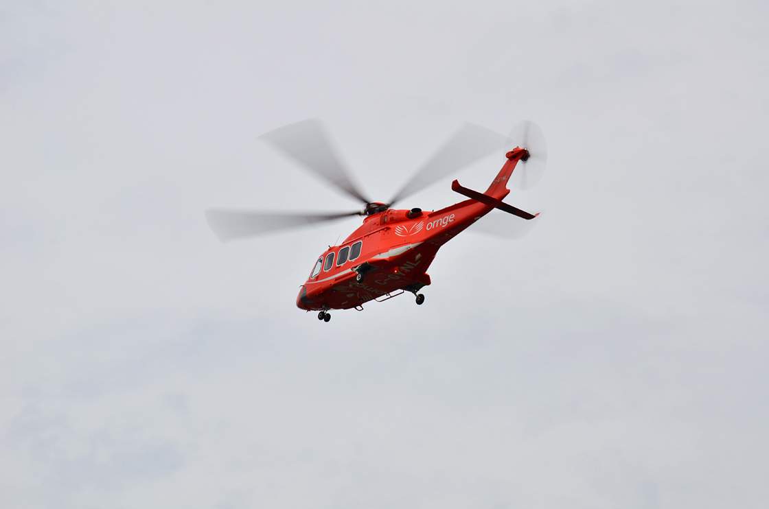 Ornge says it has suspended air ambulance landings at University Hospital in London.