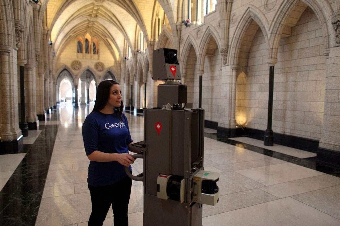 The Trolley in the Hall of Honour, Centre Block.