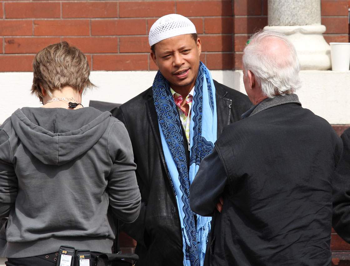 Terrence Howard on the set of ‘The Best Man Holiday’ in Toronto. John R. Kennedy / Global News