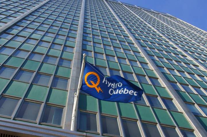 A file photo of Hydro-Québec headquarters in Montreal.