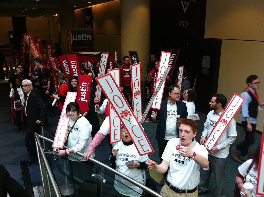 Joyce Murray supporters