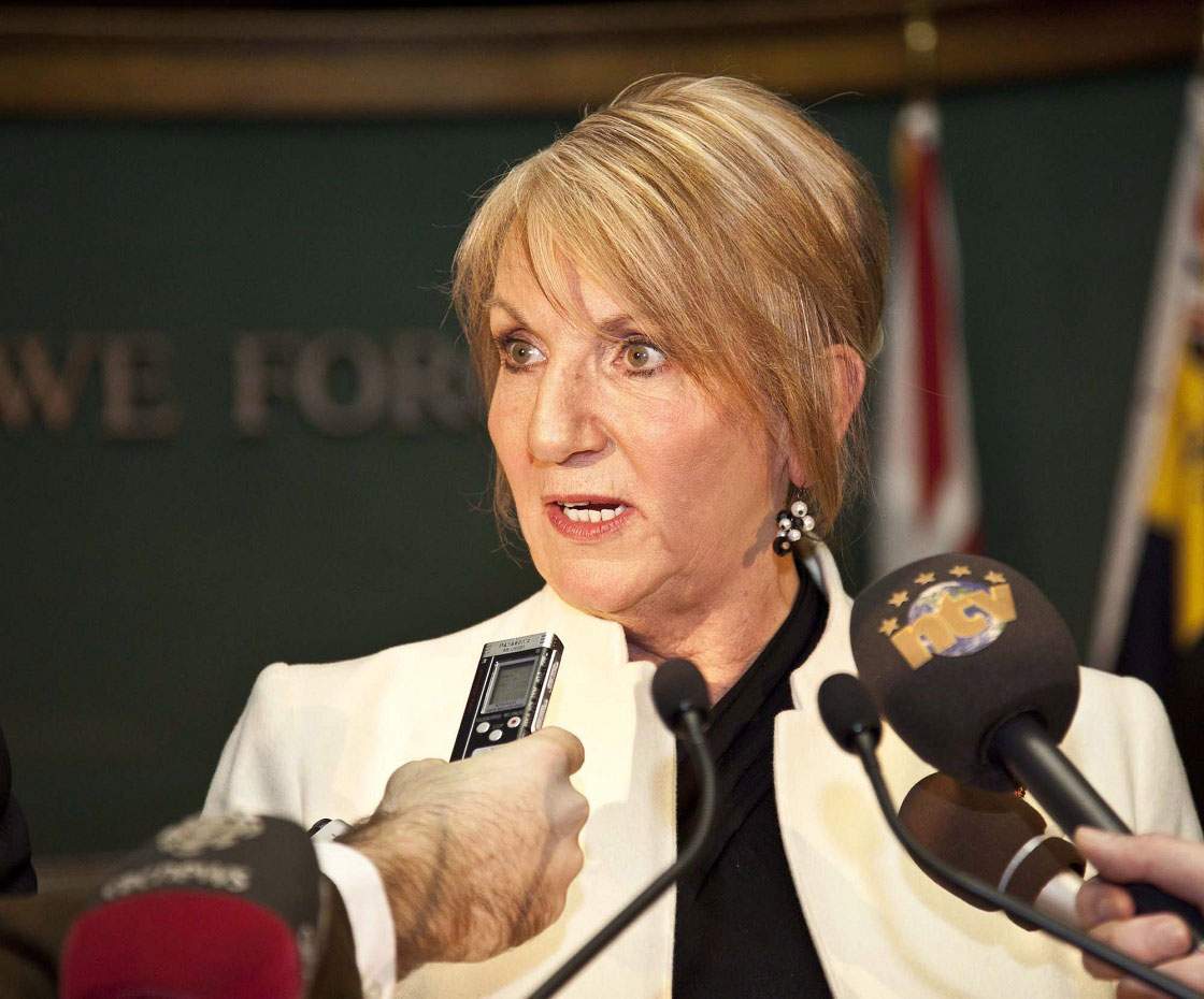 Premier Kathy Dunderdale shut down her Twitter account after it implied associations that her office says were inappropriate or vulgar.