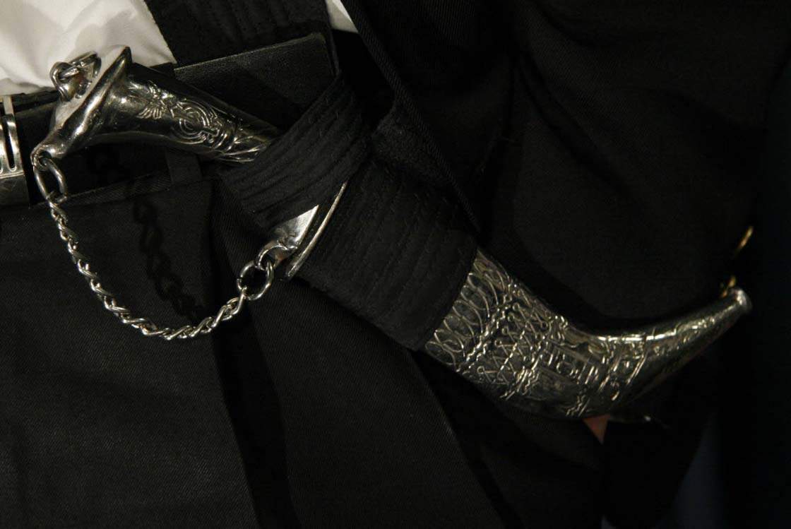 A Sikh dagger, or kirpan.