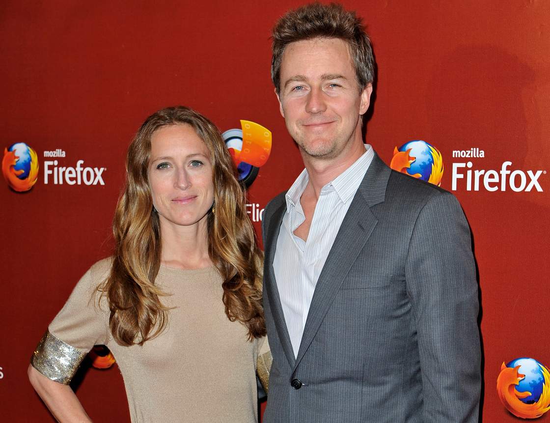 Shauna Robertson and Ed Norton in May 2012.