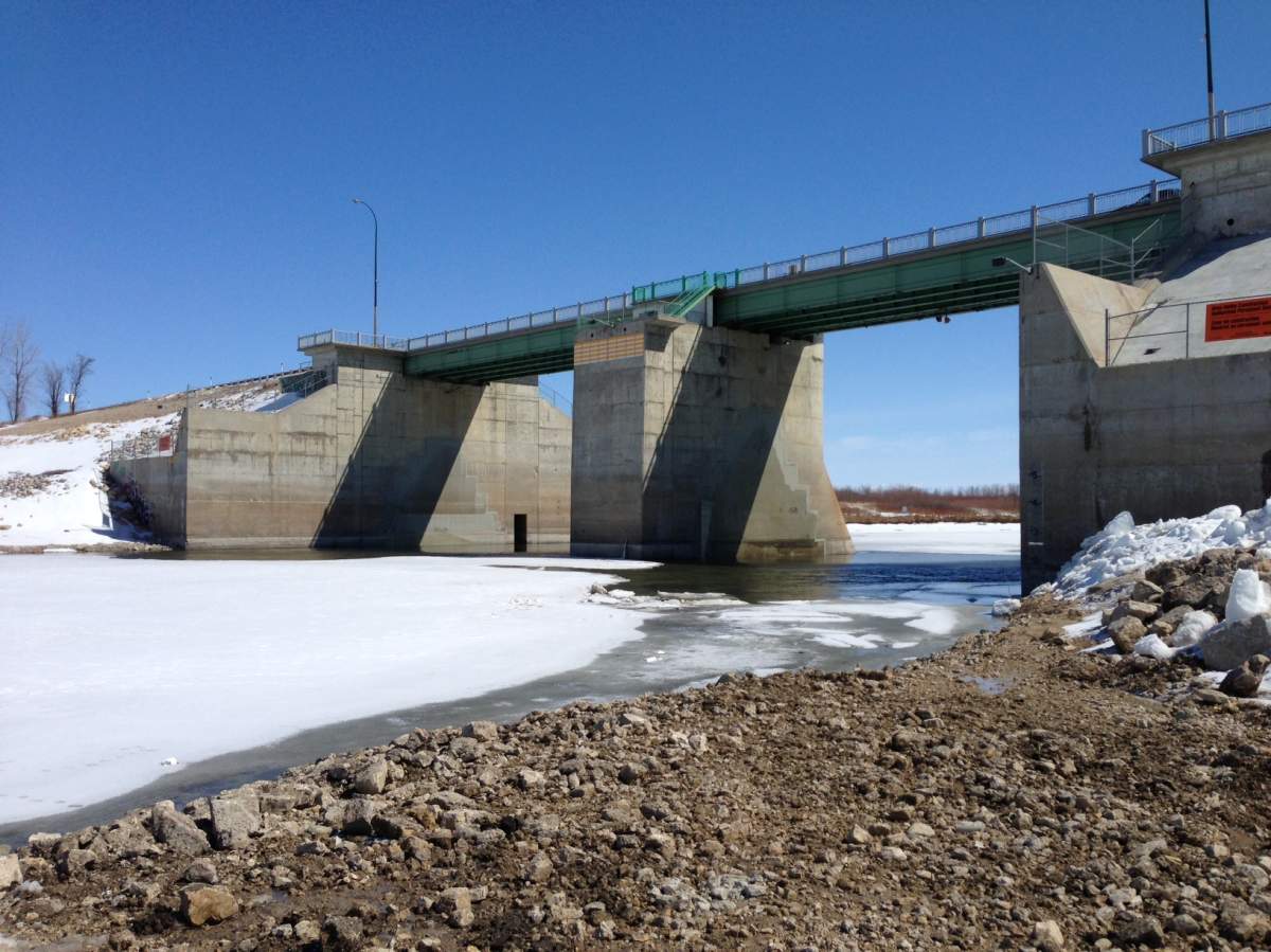 The province has issued a high-water warning for the Red River south of Winnipeg and may put the Red River Floodway this week.