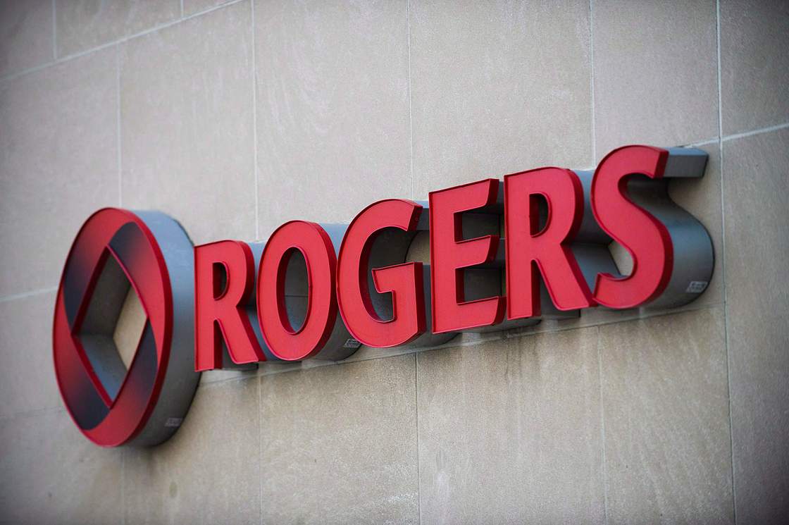 File photo: The Rogers Communications sign marks the company's headquarters in Toronto.