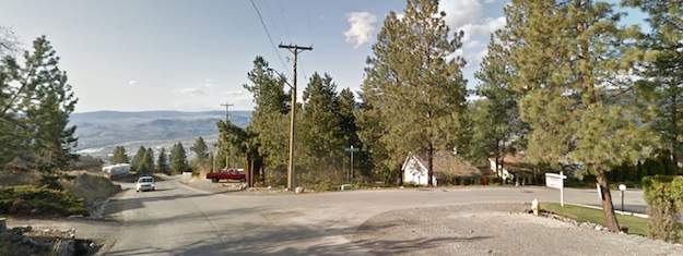 Looking south over Kamloops on Rose Hill Road.