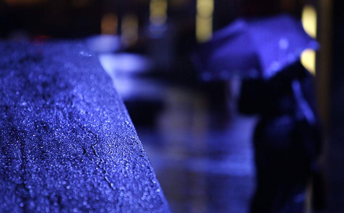 A woman makes her way home through the incessant rain on October 10, 2005 Glasgow, Scotland. Seasonal affective disorder (SAD), or winter depression, is a mood disorder related to the change in the seasons and the resulting reduction of exposure to daylight.
